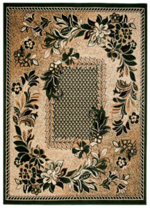 Teppich Atlas Beige Grün Modern Floral