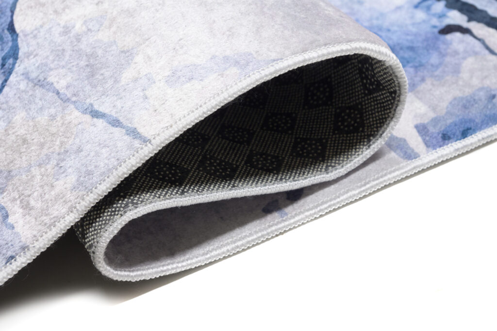 Teppich Toscana Abstrakt Blau Grau