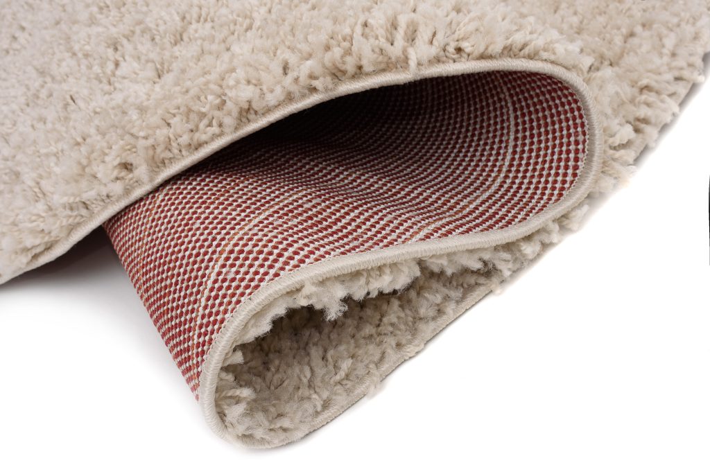 Teppich Essence Rund Shaggy Einfarbig Beige