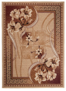 Teppich Atlas Beige Braun Klassisch Floral