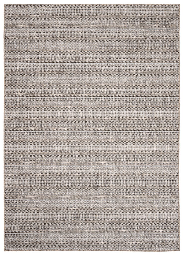 Teppich Melissa Braun Schmale Streifen Indoor Outdoor