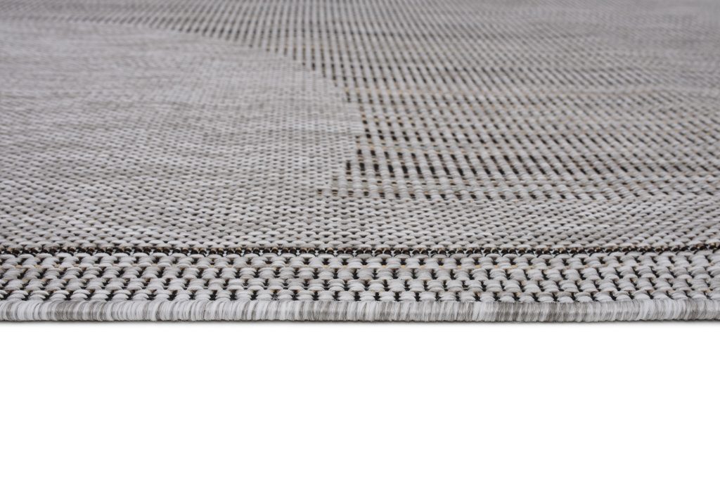 Teppich Melissa Grau Schwarz Geometrisch Indoor Outdoor