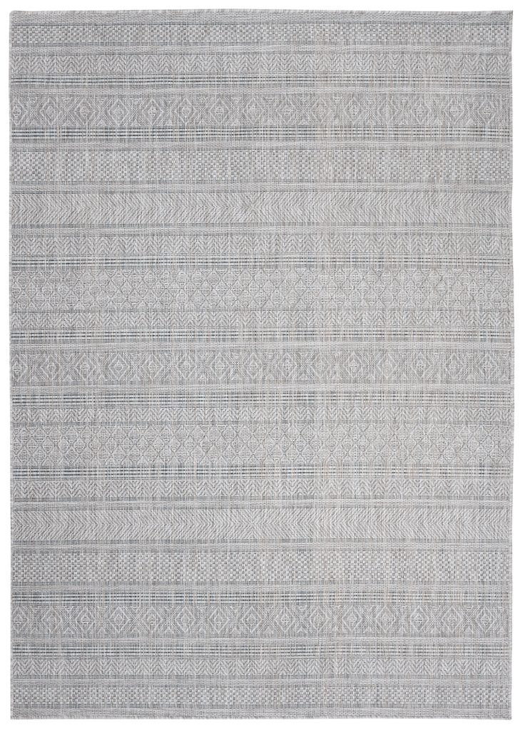 Teppich Melissa Grau Melange Ethnisch Indoor Outdoor