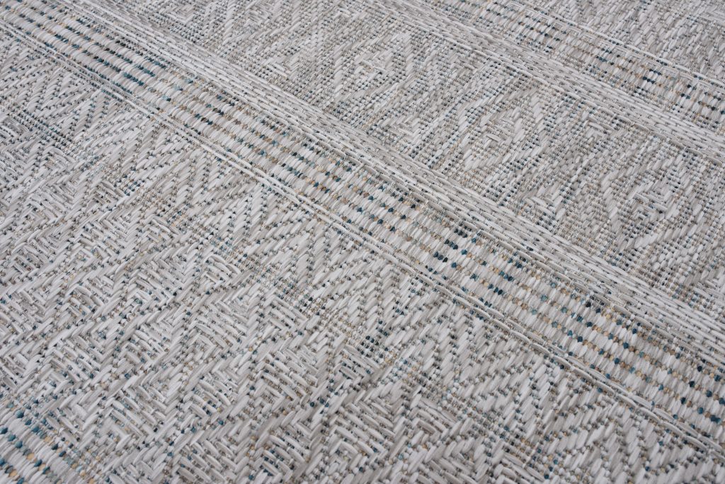 Teppich Melissa Grau Melange Ethnisch Indoor Outdoor