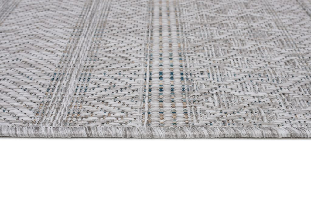 Teppich Melissa Grau Melange Ethnisch Indoor Outdoor