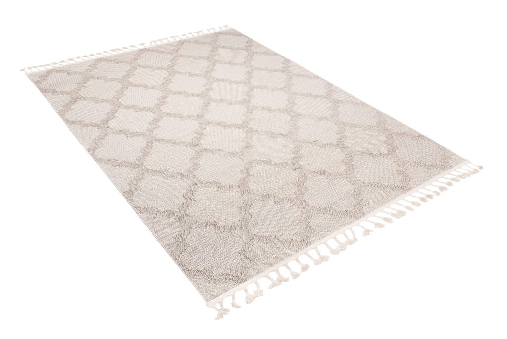 Teppich Timber Indoor Outdoor Beige Marokkanisch Gitter