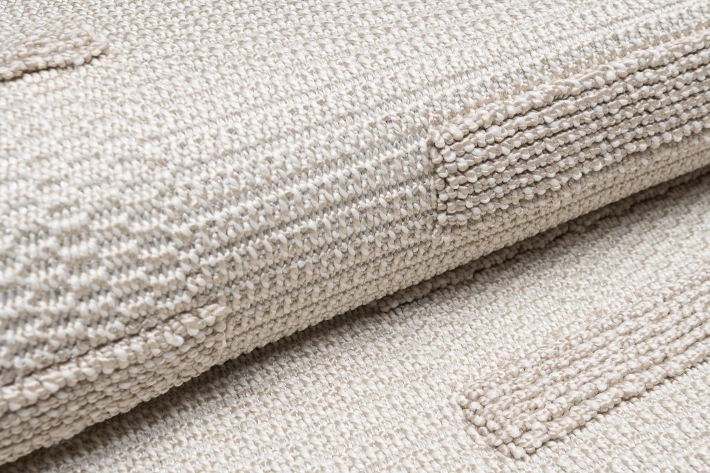 Teppich Timber Indoor Outdoor Beige Streifen Fransen