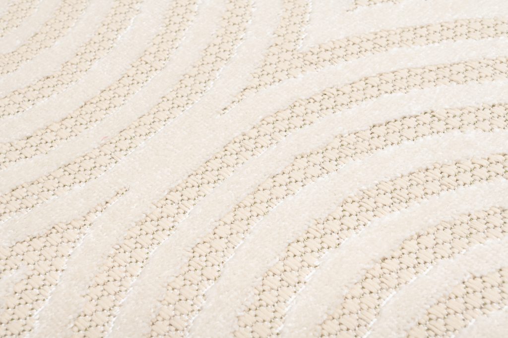 Teppich Outdoor Patio Creme Modern