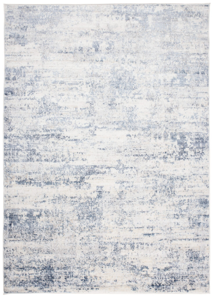 Teppich Sky Blau Creme Abstrakt Verwischungen