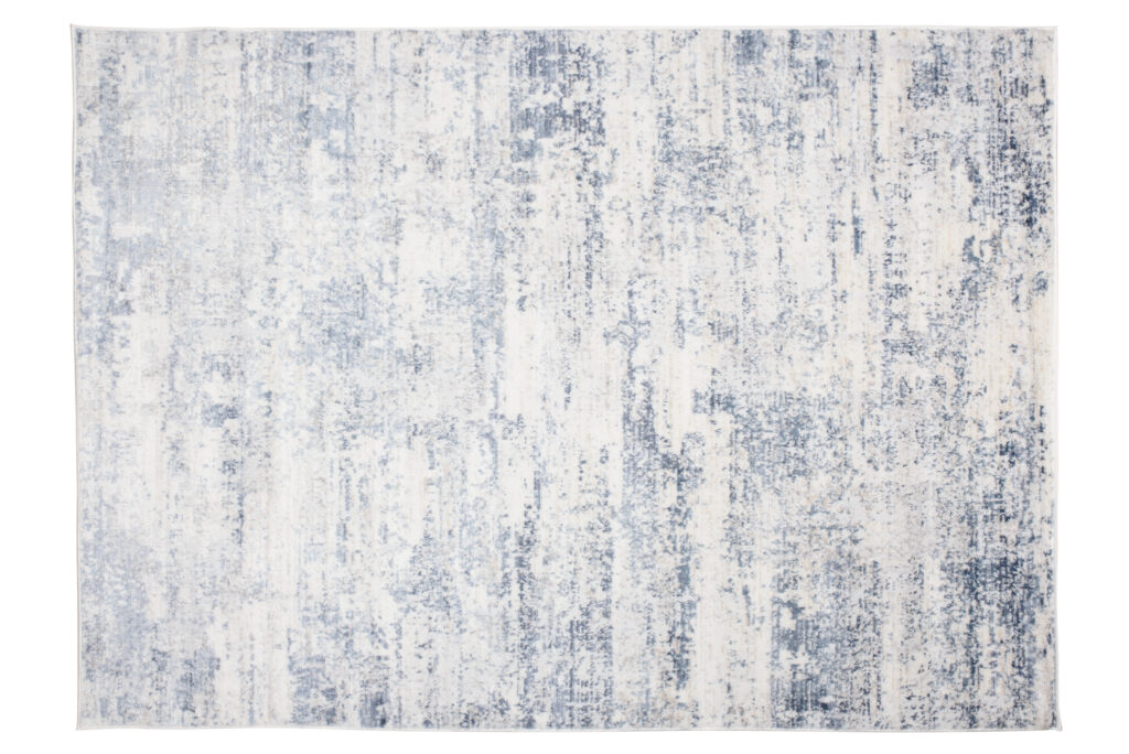 Teppich Sky Blau Creme Abstrakt Verwischungen