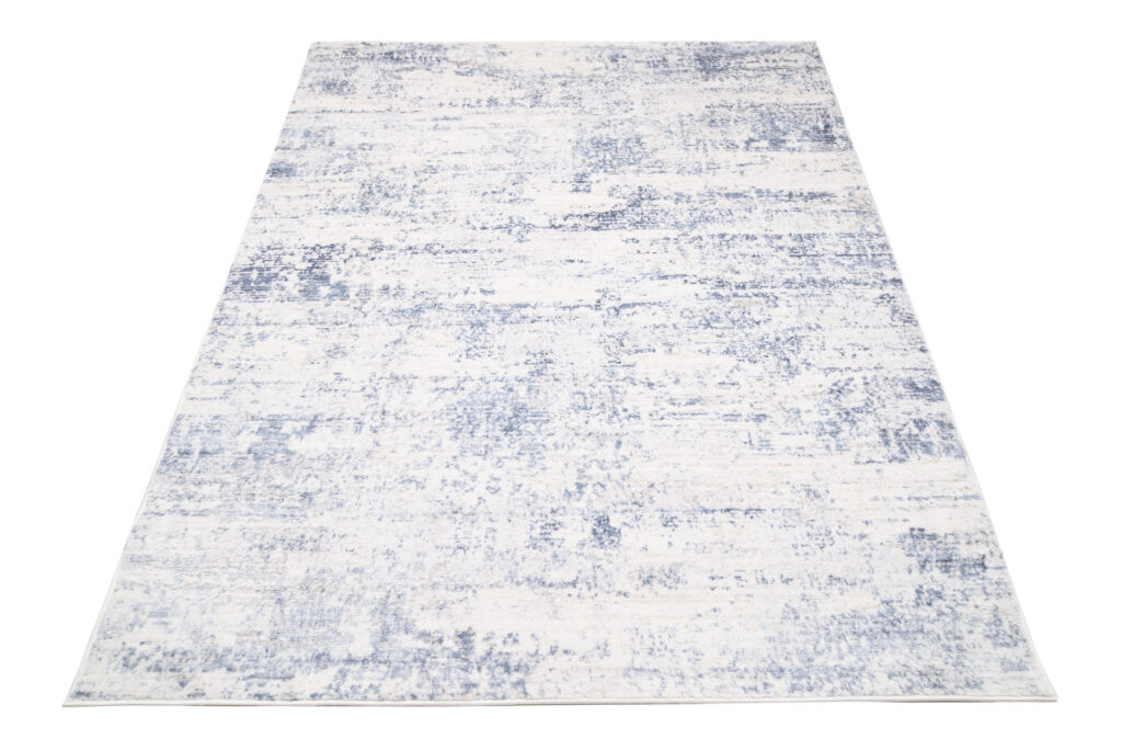 Teppich Sky Blau Creme Abstrakt Verwischungen