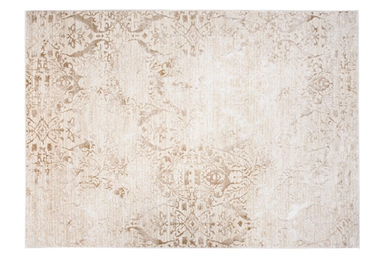 Teppich Hera Creme Beige Ornamente Vintage 3D-Effekt