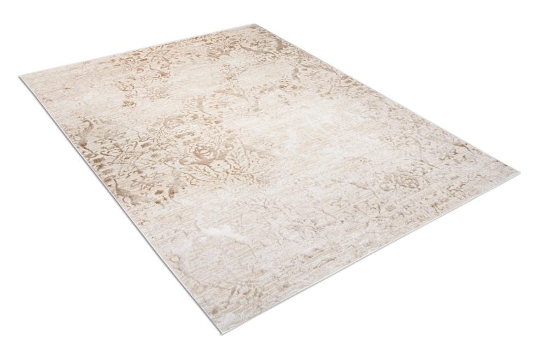 Teppich Hera Creme Beige Ornamente Vintage 3D-Effekt