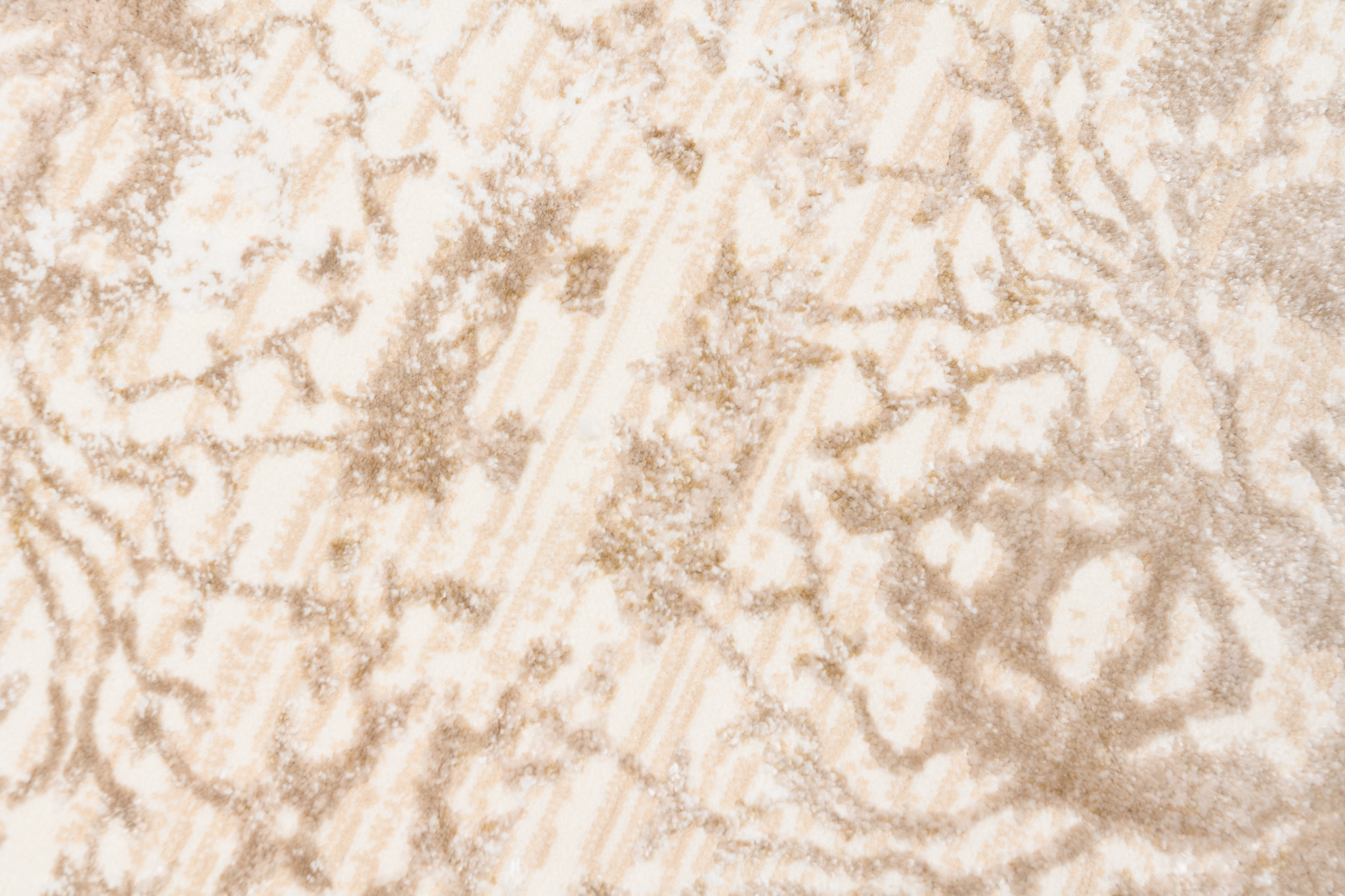 Teppich Hera Creme Beige Ornamente Vintage 3D-Effekt