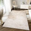 Teppich Hera Creme Beige Ornamente Vintage 3D-Effekt
