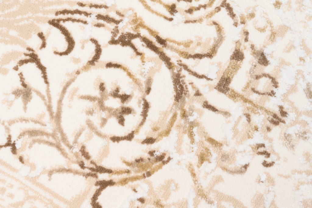 Teppich Hera Vintage Beige Creme Meliert 3D-Effekt