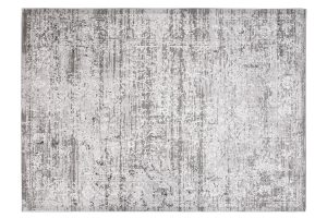 Teppich Hera Dunkel Grau Creme Ornamente 3D-Effekt