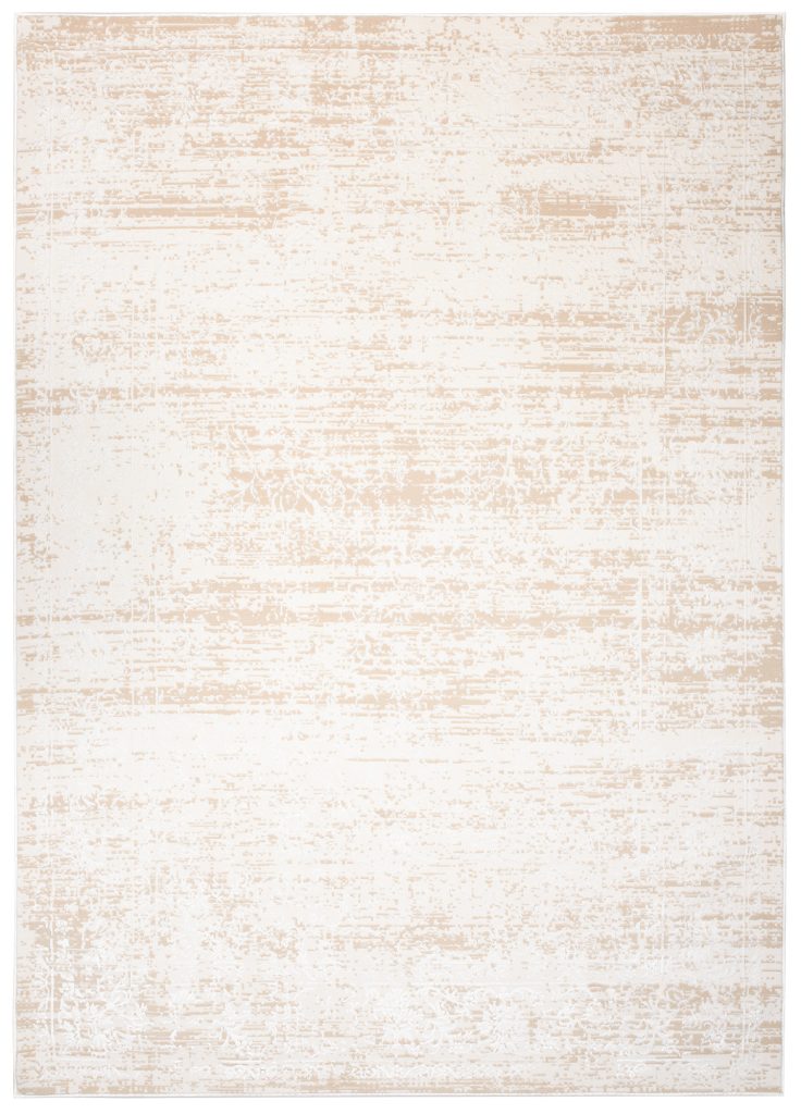 Teppich Hera Creme Beige Hell Ornamente 3D-Effekt