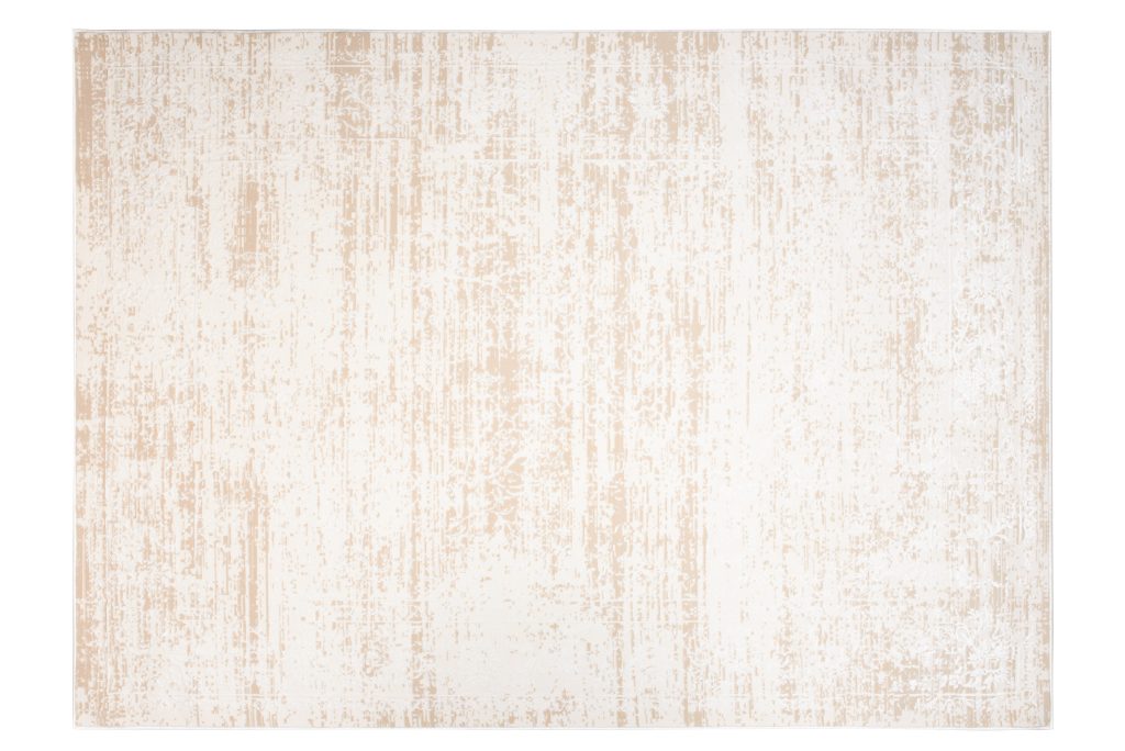 Teppich Hera Creme Beige Hell Ornamente 3D-Effekt
