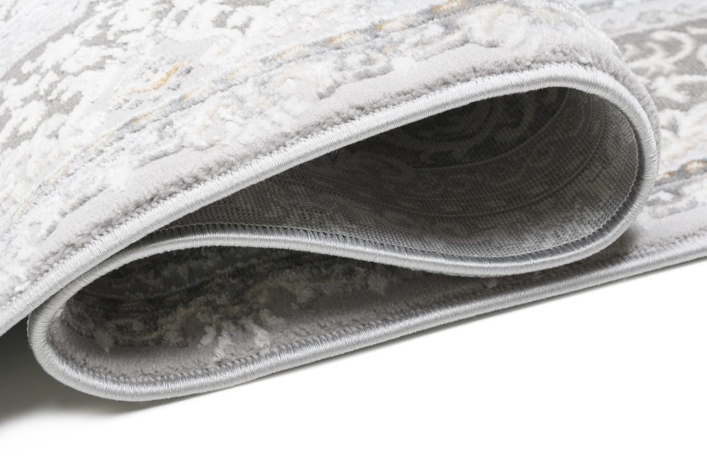 Teppich Hera Grau Beige Creme Klassisch 3D-Effekt