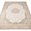 Teppich Hera Creme Beige Klassisch Rosette 3D-Effekt