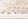 Teppich Hera Creme Beige Klassisch Rosette 3D-Effekt