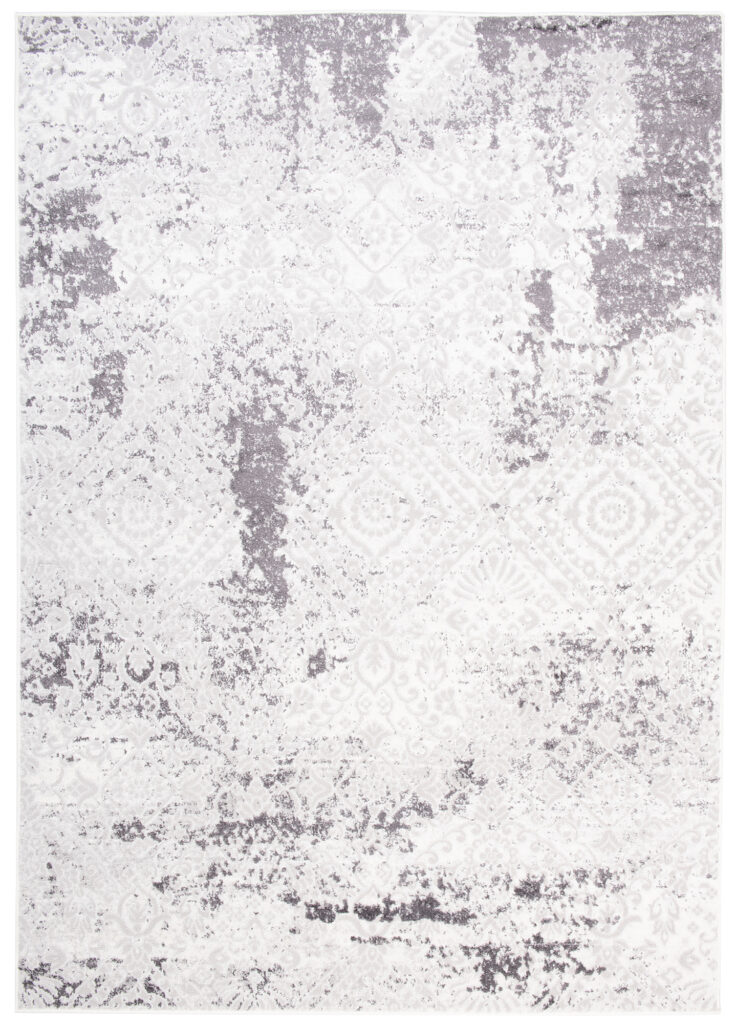 Teppich Sky Grau Creme Vintage Ornamente