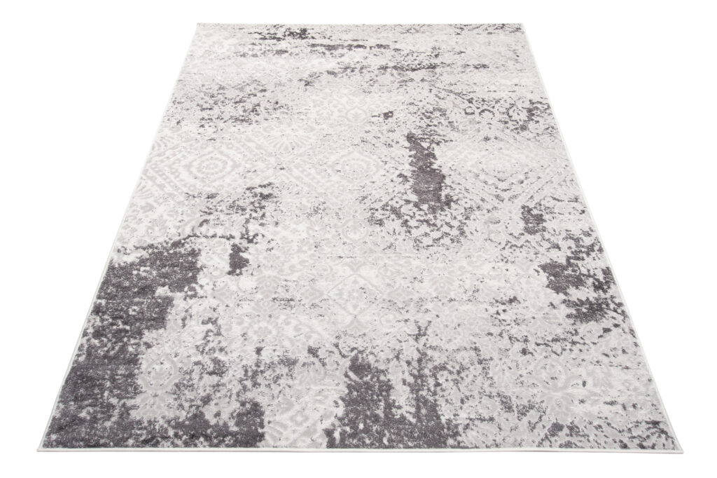 Teppich Sky Grau Creme Vintage Ornamente