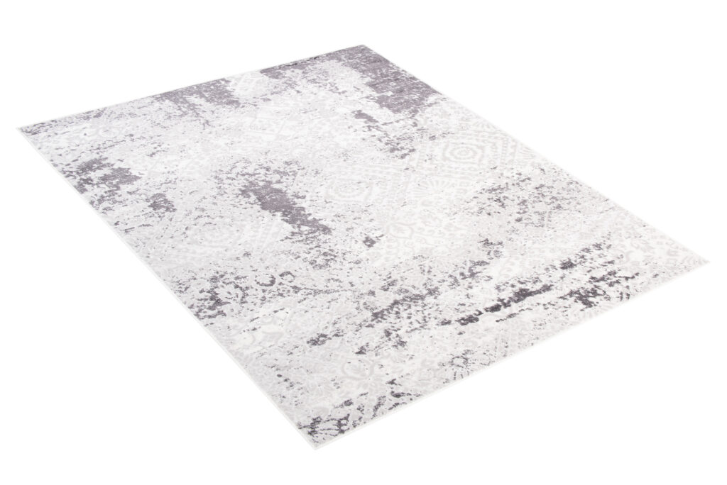 Teppich Sky Grau Creme Vintage Ornamente