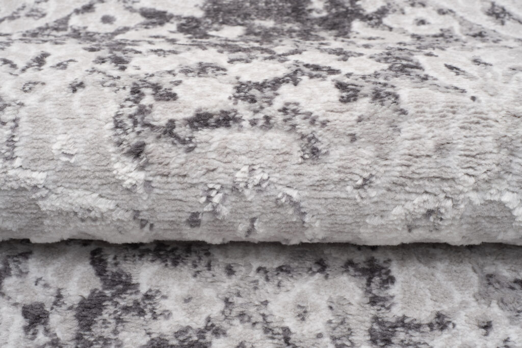 Teppich Sky Grau Creme Vintage Ornamente