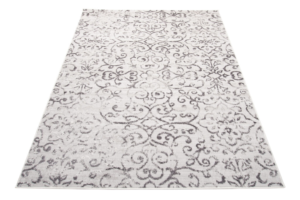 Teppich Sky Grau Vintage Floral Ornamente