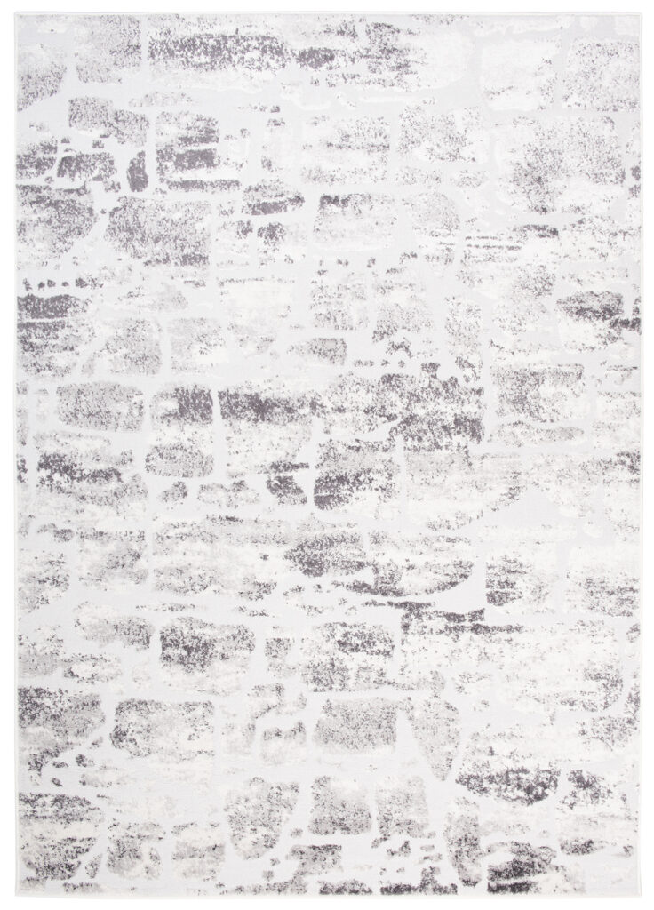 Teppich Sky Grau Beige Abstrakt Verwischungen