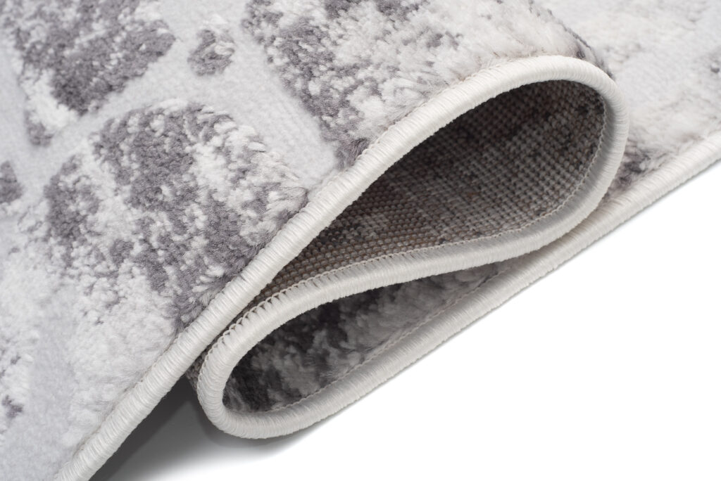 Teppich Sky Grau Beige Abstrakt Verwischungen