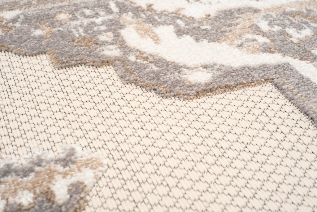 Teppich Outdoor Patio Creme Beige Vintage