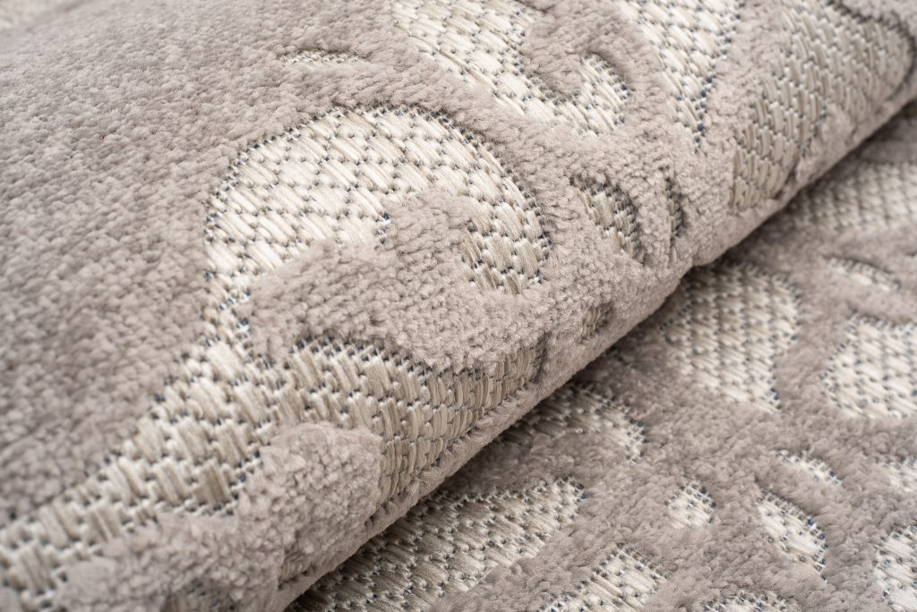 Teppich Outdoor Patio Grau Ornamente