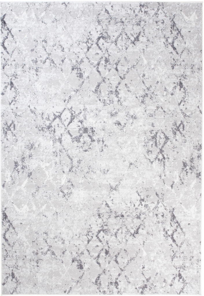 Teppich Sky Grau Geometrisch Diamanten