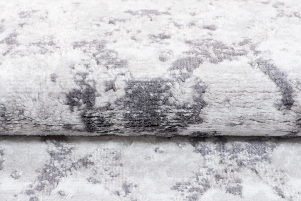 Teppich Sky Grau Geometrisch Diamanten