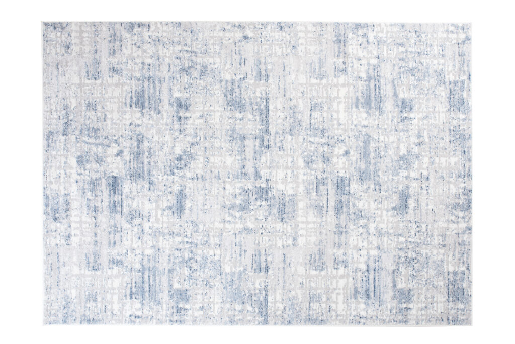 Teppich Sky Blau Grau Abstrakt Streifen
