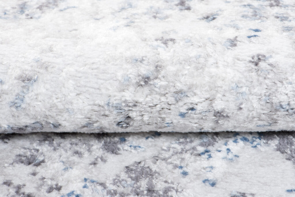 Teppich Sky Grau Blau Modern Zickzack