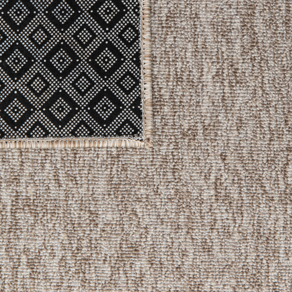 Teppich Nizza Hellbeige Modern Antirutsch