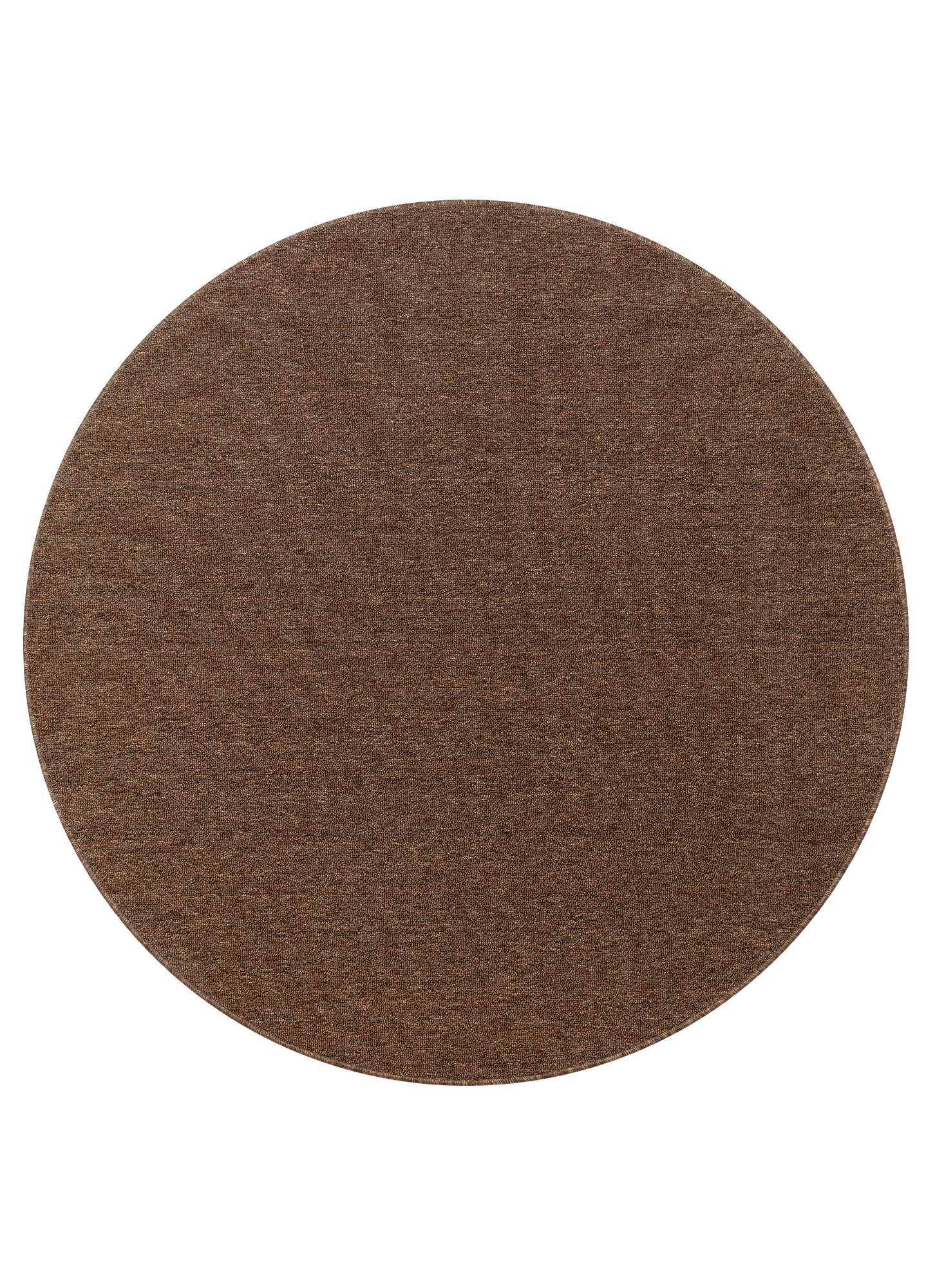 Teppich Nizza Rund Braun Modern Antirutsch