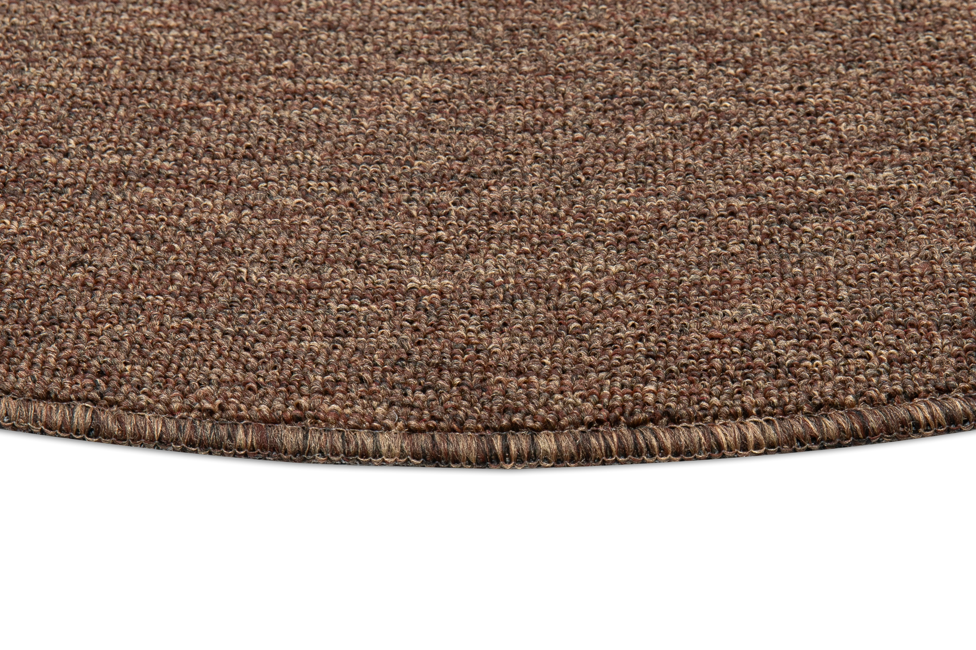 Teppich Nizza Rund Braun Modern Antirutsch