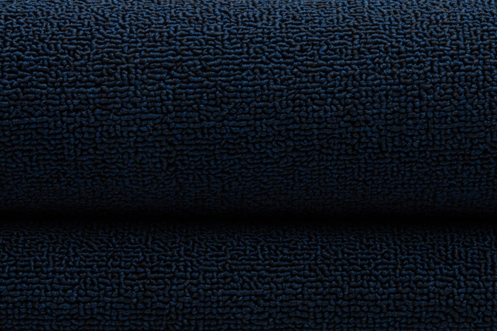 Teppich Nizza Rund Marineblau Modern Antirutsch