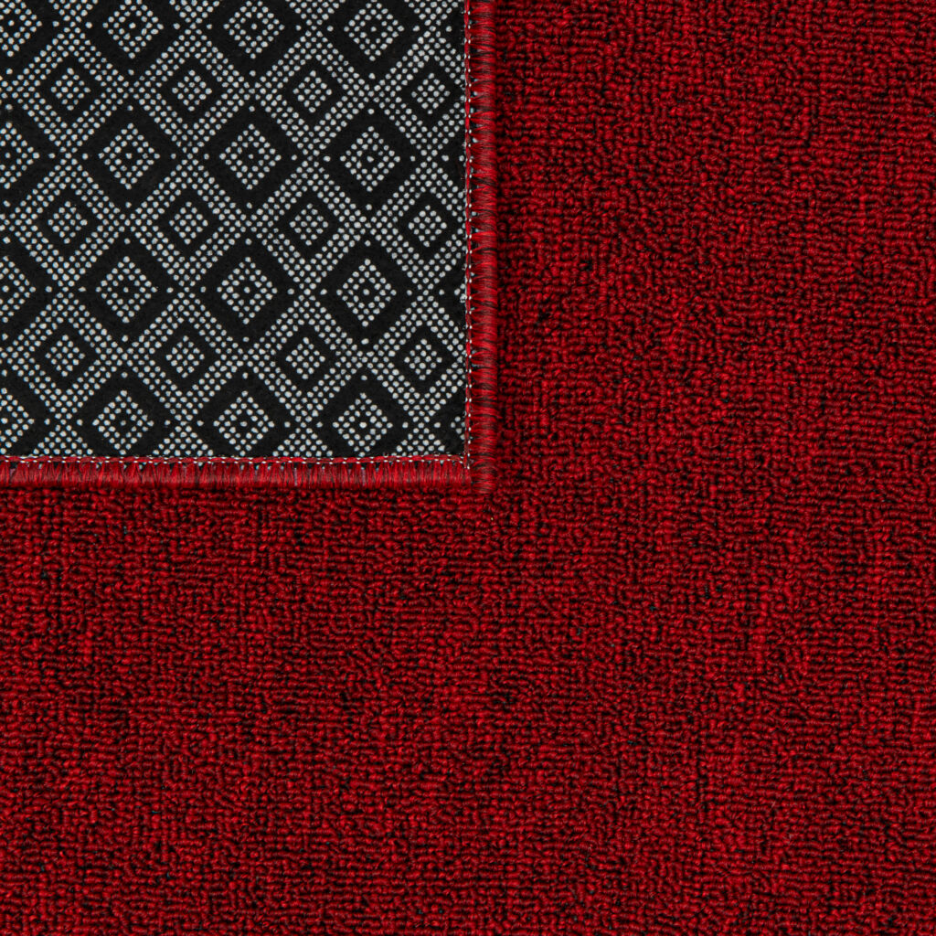 Teppich Nizza Rot Modern Antirutsch