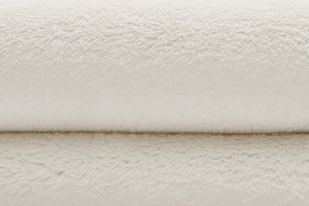 Teppich Cuddle Rund Anti-Rutsch Creme Shaggy