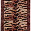 Teppich Dream Modern Kurzflor Braun Beige Schwarz Tiger Design