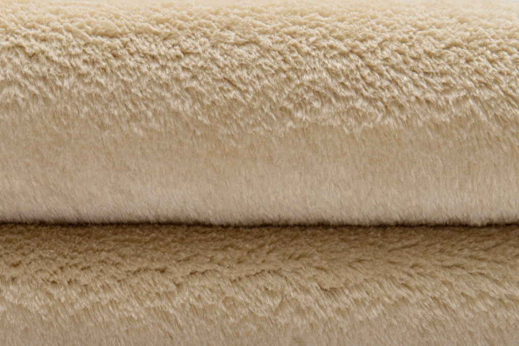 Teppich Cuddle Rund Anti-Rutsch Beige Shaggy