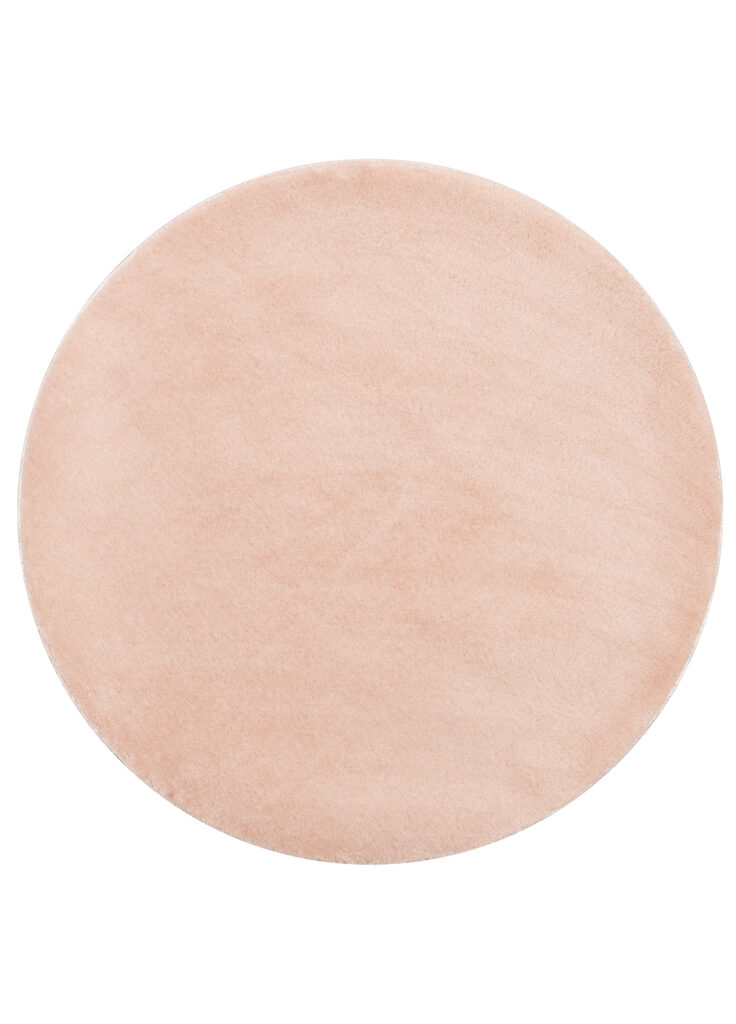 Teppich Cuddle Rund Anti-Rutsch Rosa Shaggy
