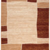 Teppich Dream Modern Kurzflor Beige Braun Vierecke Design