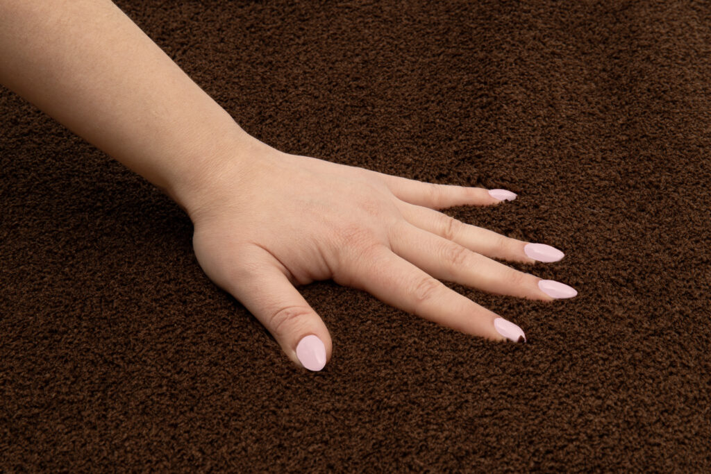 Teppich Cuddle Anti-Rutsch Braun Shaggy